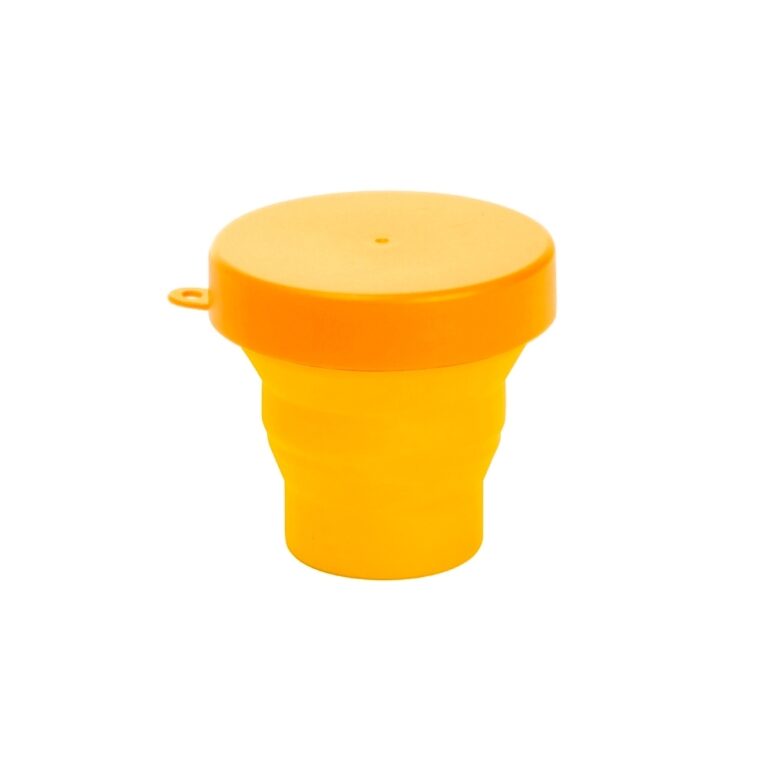 COPO RETRÁTIL DE SILICONE 150ML- AMARELO