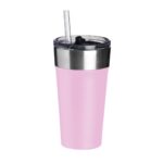 COPO TÉRMICO C/ CANUDO- ROSA