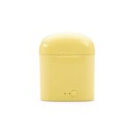 FONE BLUETOOTH C/ CARREGADOR- AMARELO