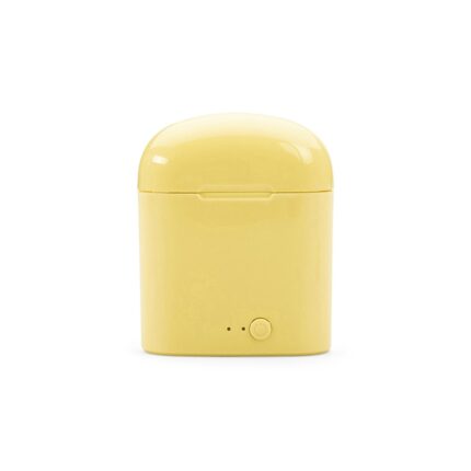 FONE BLUETOOTH C/ CARREGADOR- AMARELO