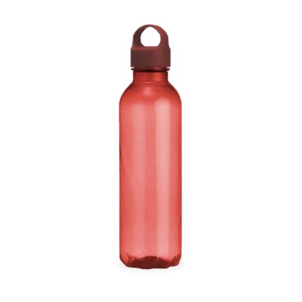 GARRAFA PLÁSTICA 650ML- VERMELHO