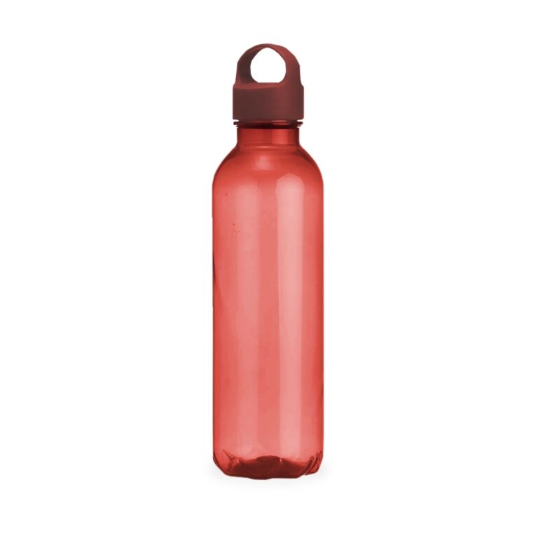 GARRAFA PLÁSTICA 650ML- VERMELHO