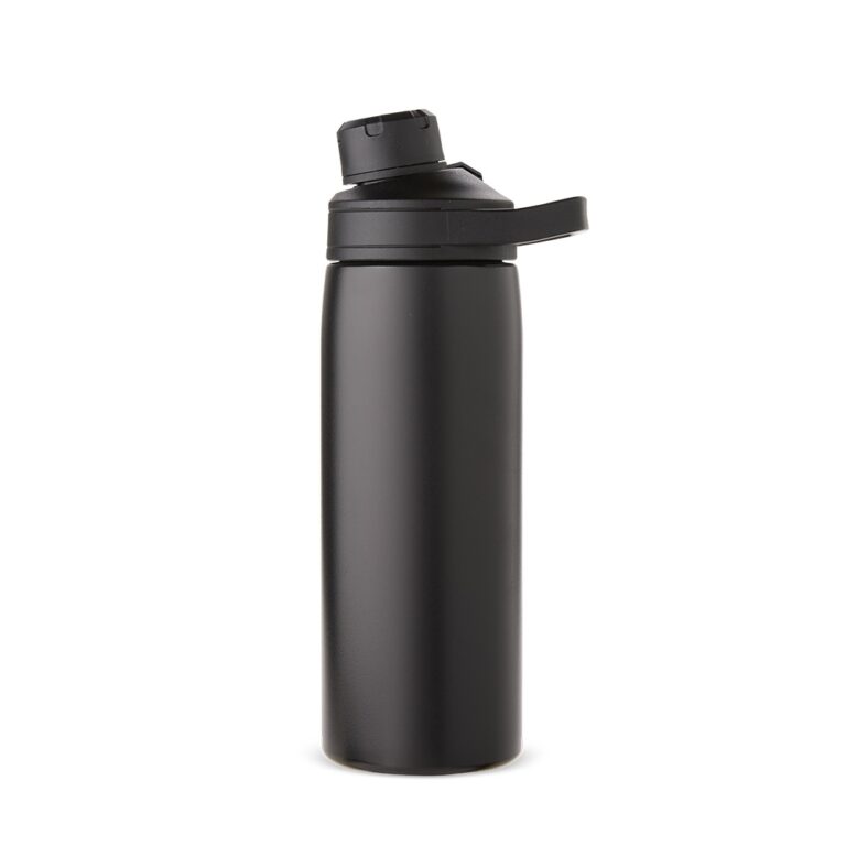 GARRAFA TÉRMICA 600ML- PRETO
