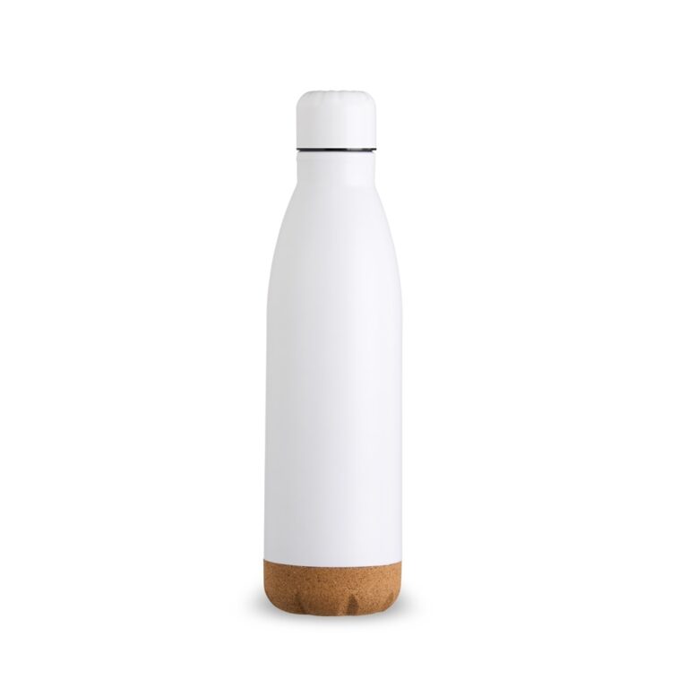 GARRAFA TÉRMICA INOX 500ML- BRANCO
