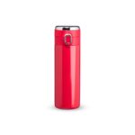 GARRAFA TÉRMICA EM INOX 400ML- VERMELHO