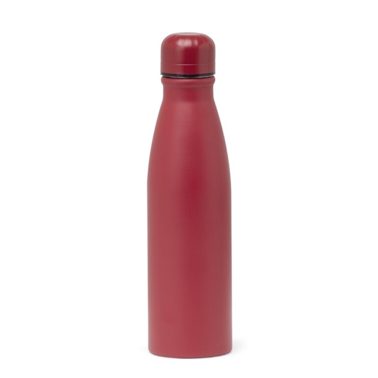 GARRAFA LISA FOSCA ALUMINIO 600ML- VERMELHO