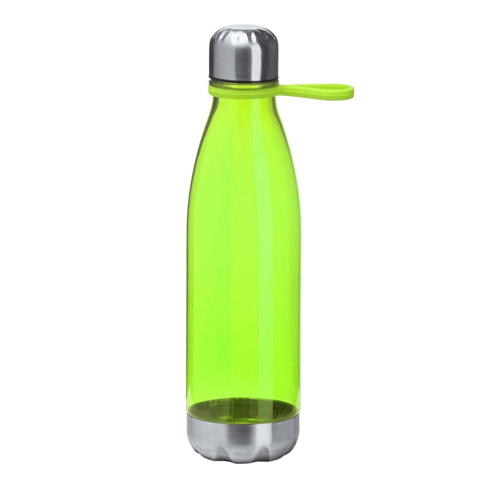 GARRAFA PLÁSTICA RPET C/ ALÇA EM SILICONE 700ML- VERDE GARRAFA PLÁSTICA RPET C/ ALÇA EM SILICONE 700ML- VERDE