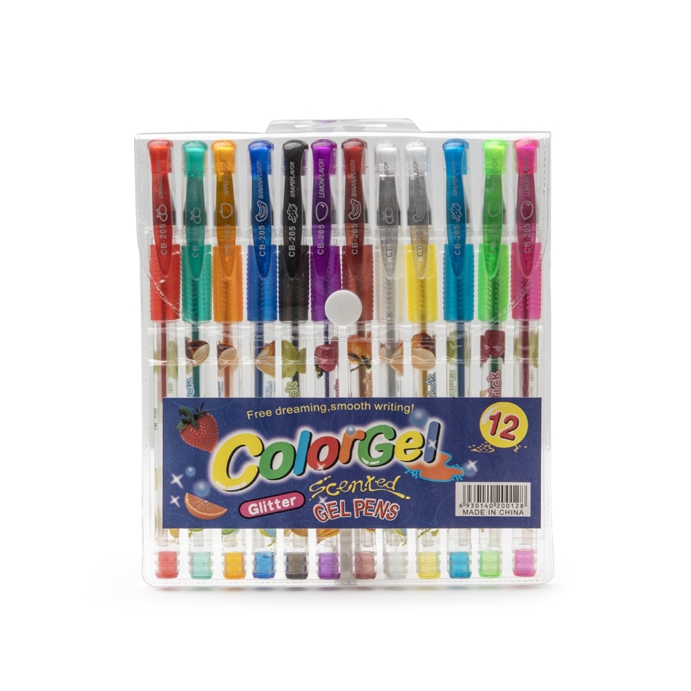 KIT CANETINHAS GEL COLORIDAS C/ 12- COLORIDO KIT CANETINHAS GEL COLORIDAS C/ 12- COLORIDO