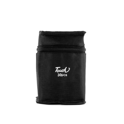 KIT CANETAS MARCADORAS PONTAS DUPLAS 30 CORES- PRETO