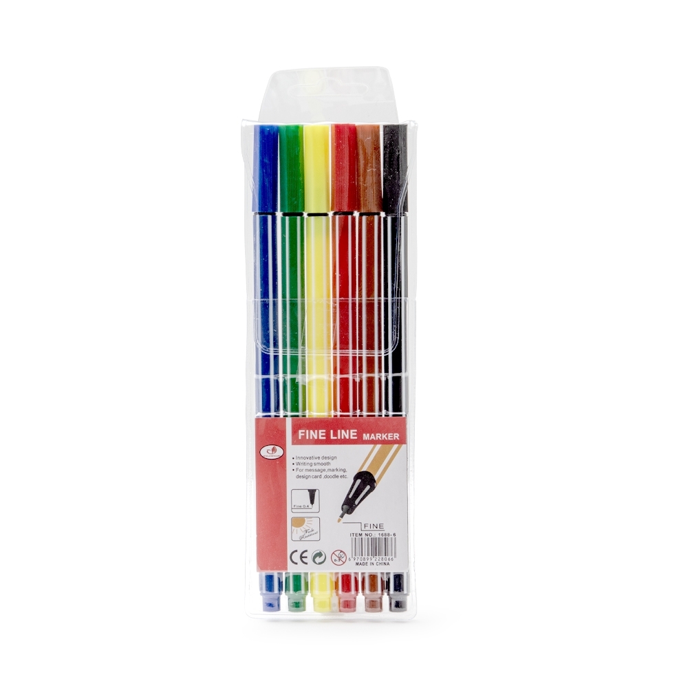 KIT CANETINHAS COLORIDAS C/ 6- COLORIDO KIT CANETINHAS COLORIDAS C/ 6- COLORIDO