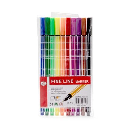 KIT CANETINHAS COLORIDAS C/ 10- COLORIDO