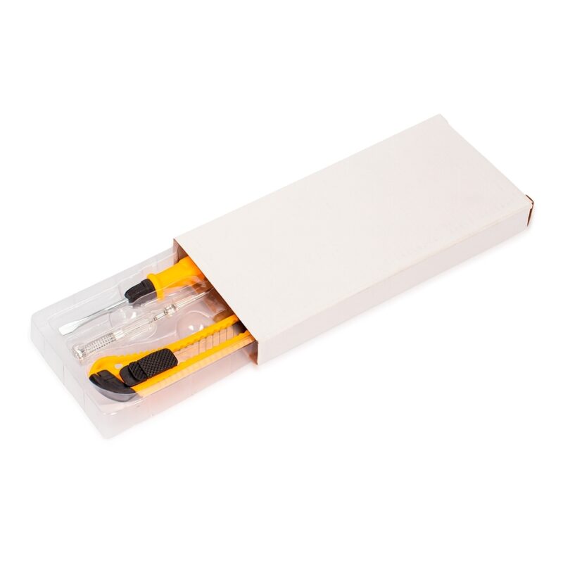 KIT FERRAMENTAS 4 PEÇAS- AMARELO