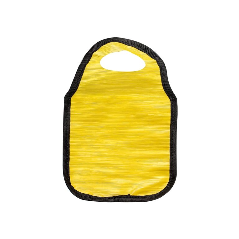 LIXOCAR DE PLÁSTICO RECICLÁVEL- AMARELO