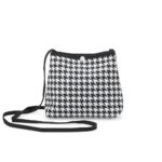 MINI BOLSA TRANSVERSAL EM ALGODÃO 2L- PRETO