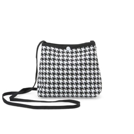 MINI BOLSA TRANSVERSAL EM ALGODÃO 2L- PRETO