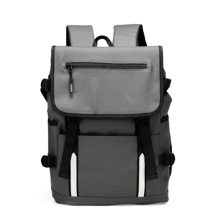 MOCHILA COURO SINTÉTICO 18 LITROS- CINZA