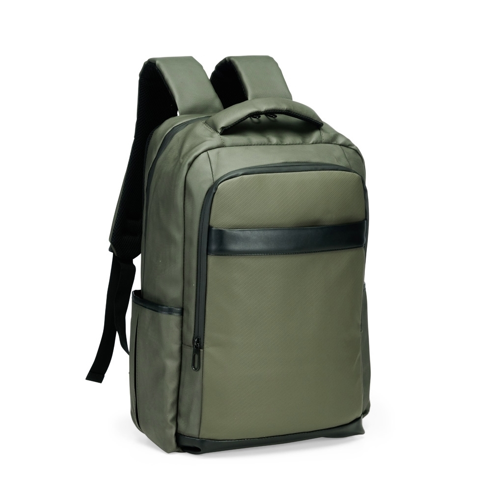 MOCHILA COURO SINTÉTICO USB 21L- VERDE MOCHILA COURO SINTÉTICO USB 21L- VERDE