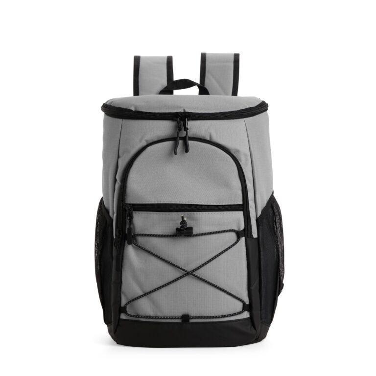 MOCHILA TÉRMICA POLIÉSTER- CINZA