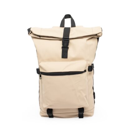 MOCHILA DE COURO SINTÉTICO 41L- BEGE