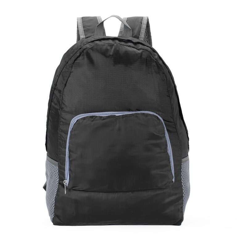 MOCHILA DE NYLON DOBRÁVEL 21L- PRETO