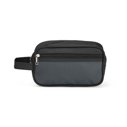 NÉCESSAIRE COURO SINTÉTICO- PRETO