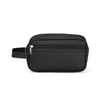 NÉCESSAIRE COURO SINTÉTICO- PRETO