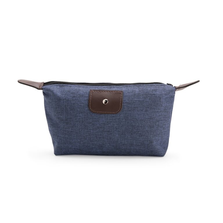 NÉCESSAIRE POLIÉSTER PVC MESCLA- AZUL