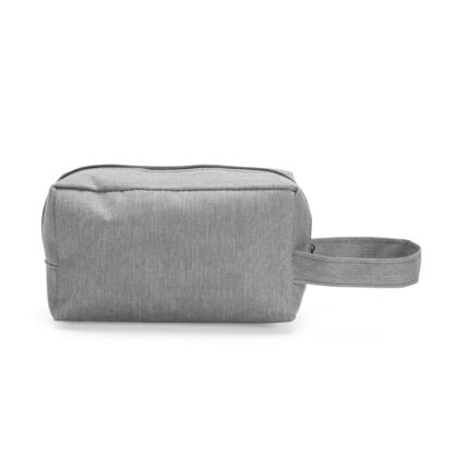 NÉCESSAIRE POLIÉSTER PVC MESCLA- CINZA