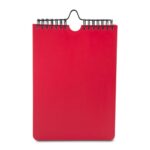 CADERNO PLANNER C/ CAPA EM PU - VERMELHO