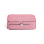 PORTA-JOIAS COM ESPELHO- ROSA