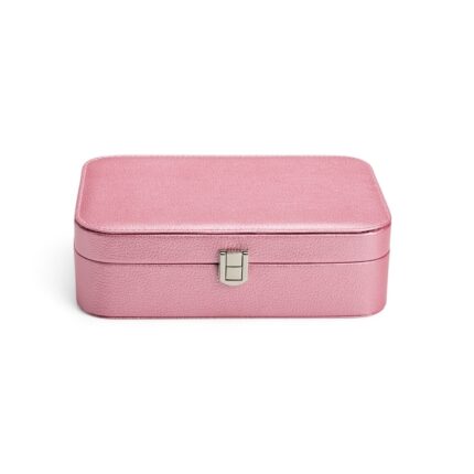 PORTA-JOIAS COM ESPELHO- ROSA