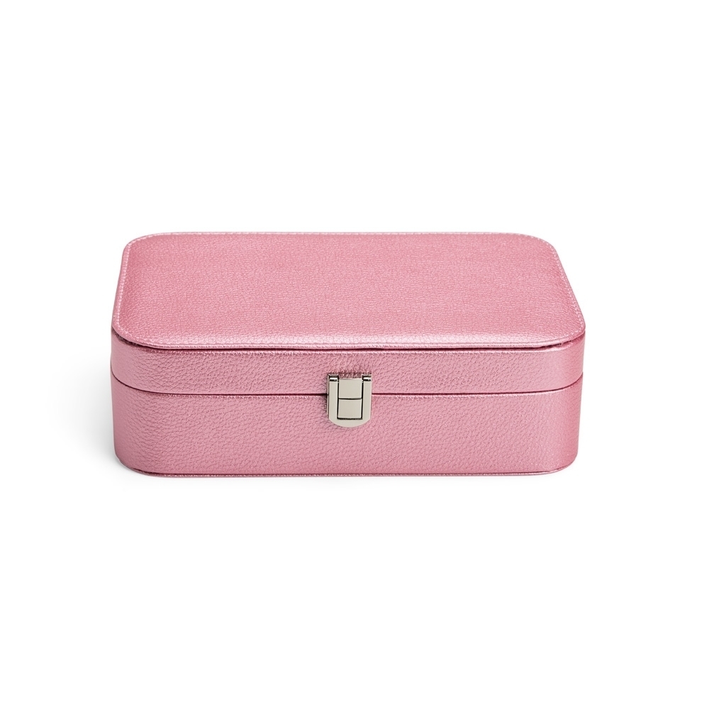 PORTA-JOIAS COM ESPELHO- ROSA PORTA-JOIAS COM ESPELHO- ROSA