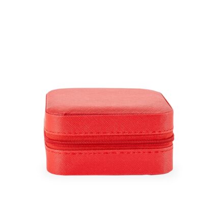 PORTA-JOIAS COM ESPELHO- VERMELHO