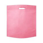 SACOLA TNT DE MÃO - ROSA CLARO