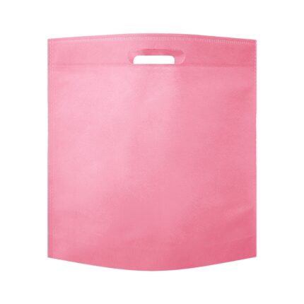 SACOLA TNT DE MÃO - ROSA CLARO