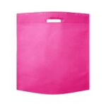 SACOLA TNT DE MÃO - ROSA ESCURO