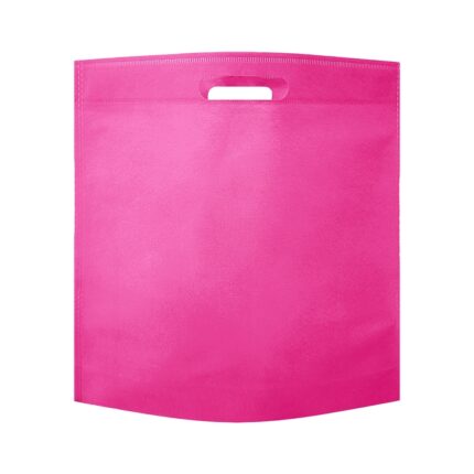 SACOLA TNT DE MÃO - ROSA ESCURO