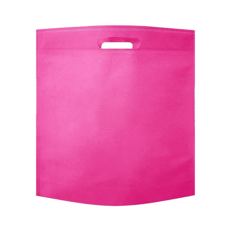 SACOLA TNT DE MÃO - ROSA ESCURO