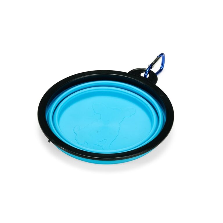TIGELA PARA PET RETRÁTIL 350ML- AZUL