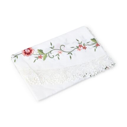 TOALHA MESA RED. 1,8 M X 1,8 M- BRANCO