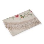 TOALHA MESA RED. 1,8 M X 1,8 M- BEGE