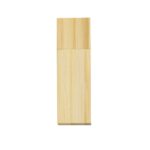 PEN DRIVE BAMBU 8 GB COM TAMPA - MARROM