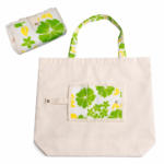 BE ECO - BOLSA VERDE ECOBAG DOBRÁVEL SEM ZÍPER ESTAMPADO