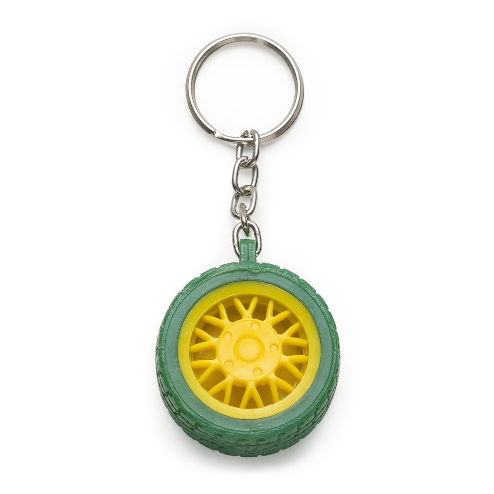 CHAVEIRO FORMATO PNEU - AMARELO CHAVEIRO FORMATO PNEU - AMARELO