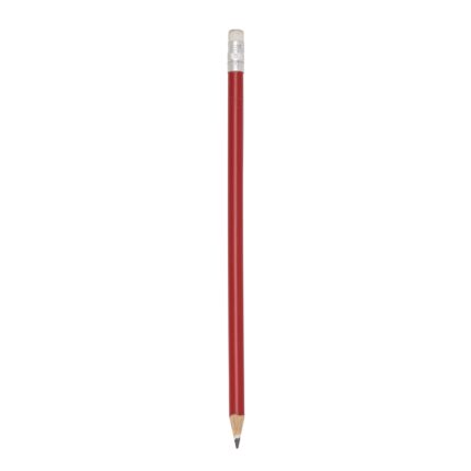 LÁPIS ECOLÓGICO C/ BORRACHA - VERMELHO - VERMELHO