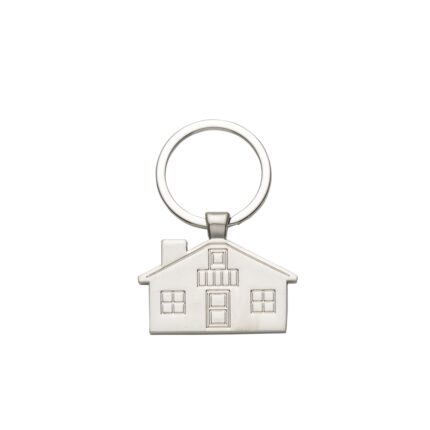 CHAVEIRO DE METAL CASA - CINZA - CINZA