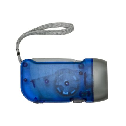 LANTERNA DINAMO 3 LEDS - AZUL - AZUL