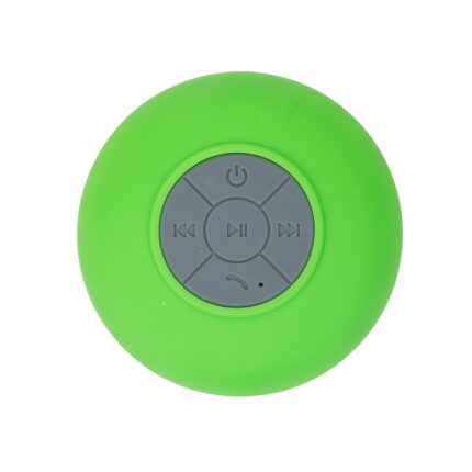 CAIXINHA DE SOM C/VENTOSA CAIXA ACRÍLICA - VERDE