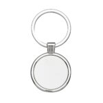 CHAVEIRO DE METAL REDONDO - CINZA