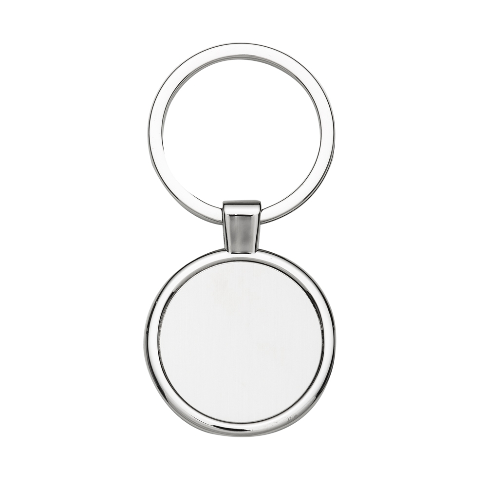 CHAVEIRO DE METAL REDONDO - CINZA CHAVEIRO DE METAL REDONDO - CINZA